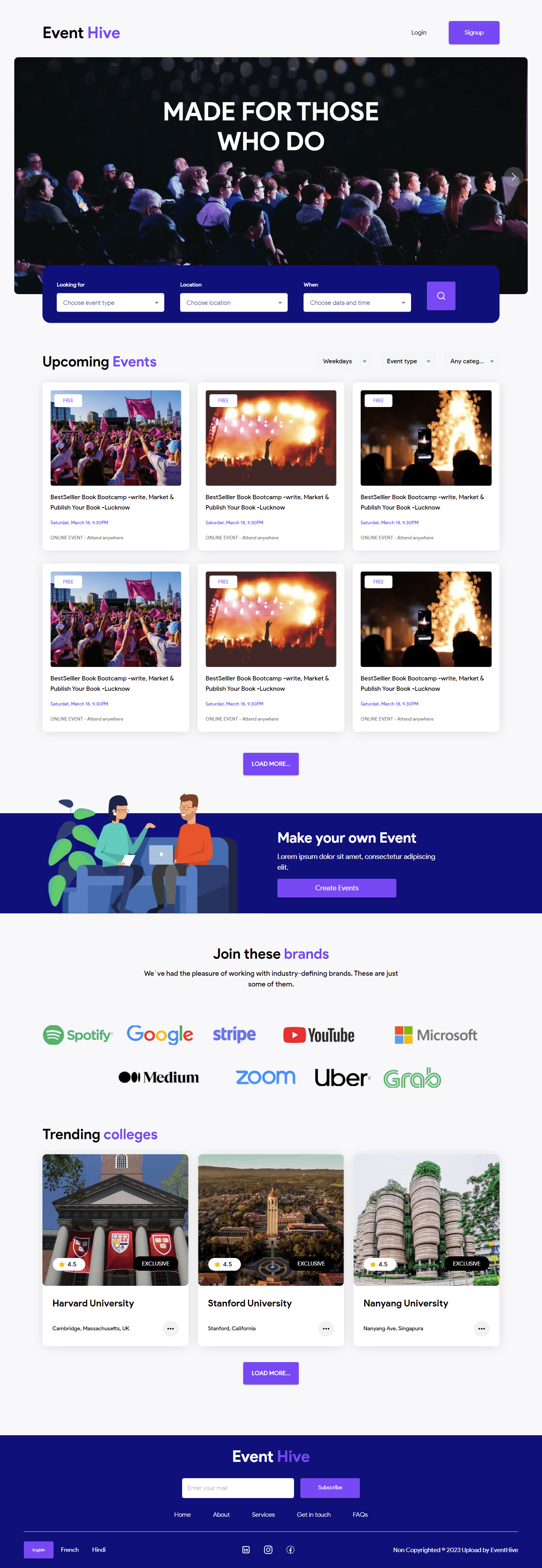 Event Hive Next.js With API Integration